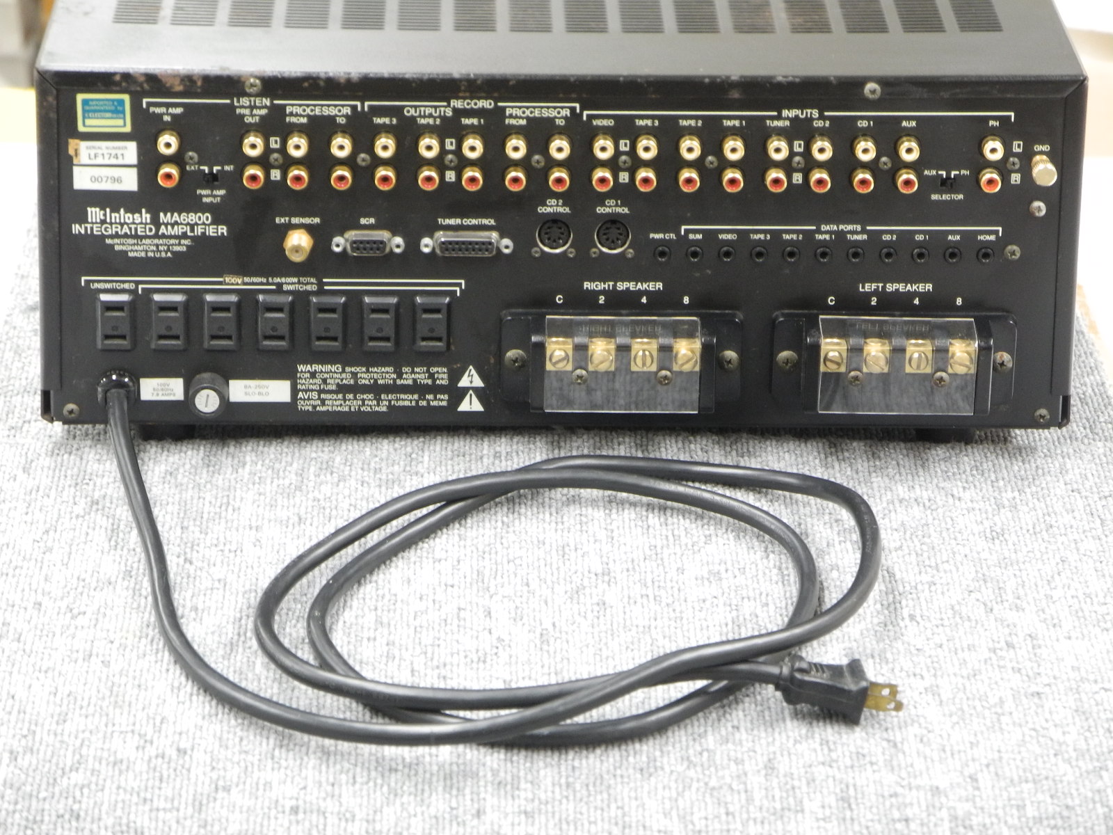 マッキントッシュ MA6800 販売予定品